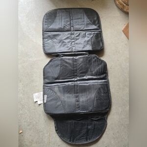 Universal Black Seat Protector Mat for Home and Car